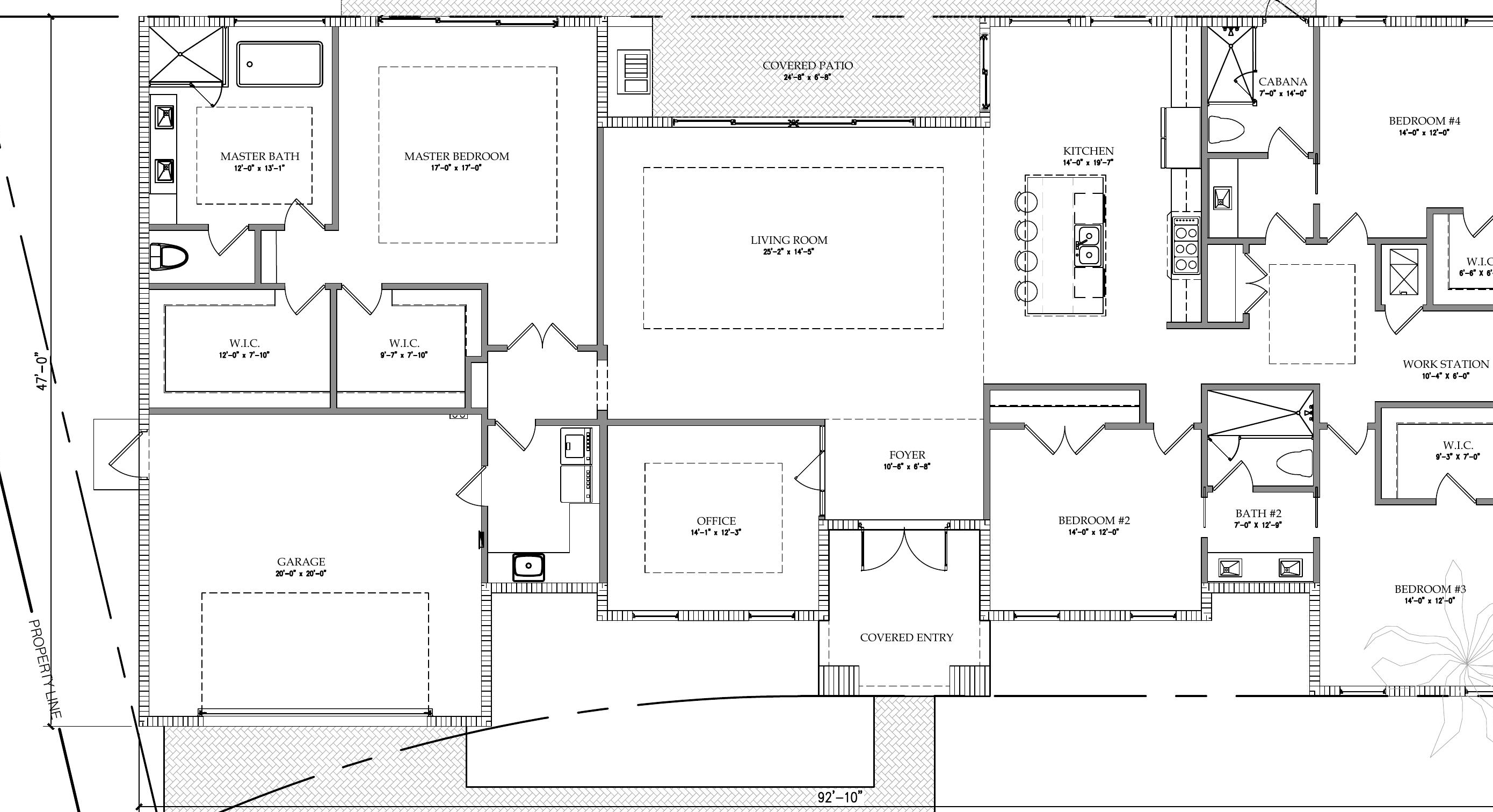 Architectural floor plan