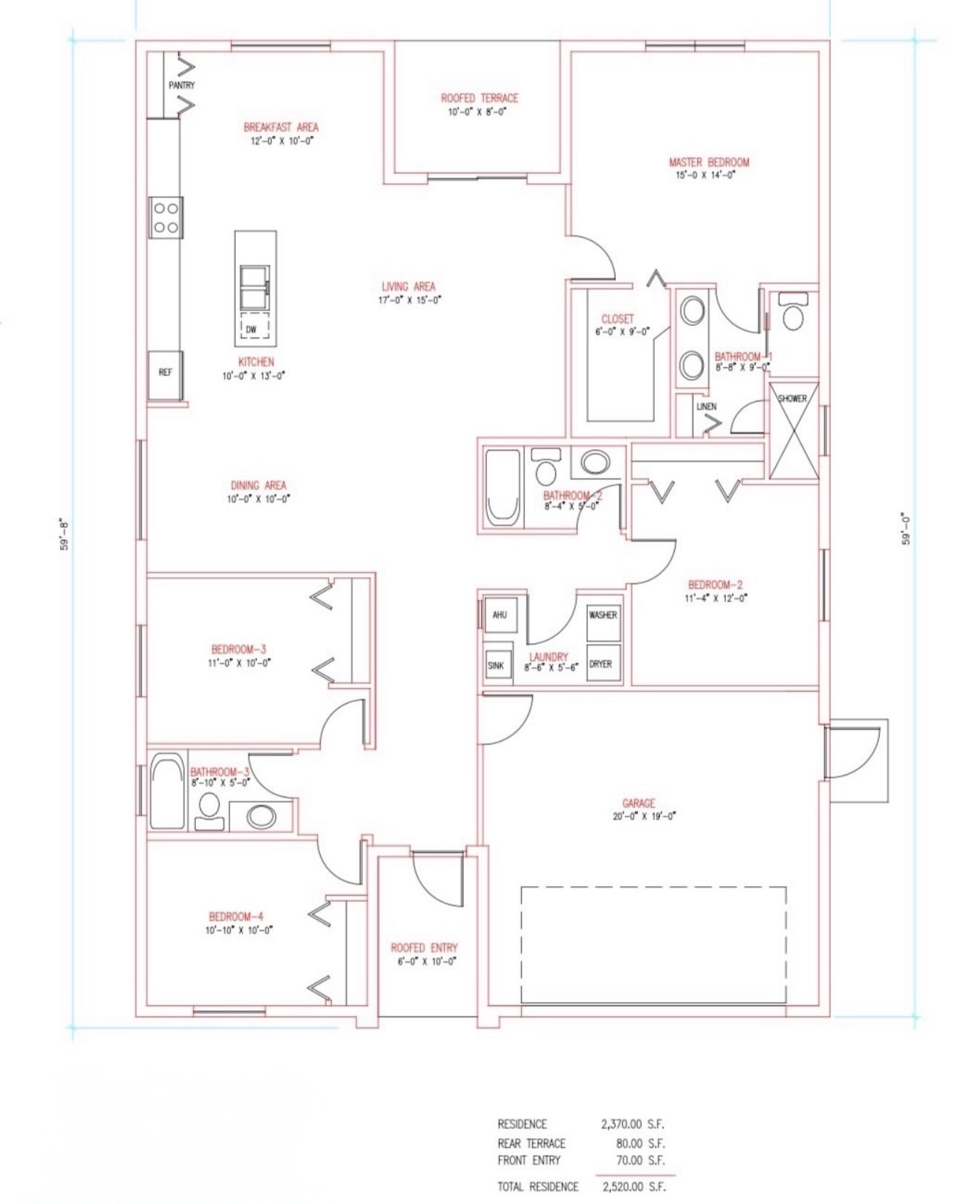 Architectural floor plan