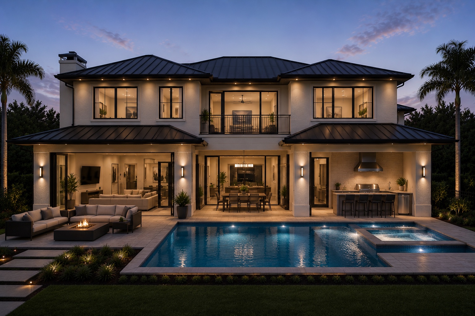 Pool and spa